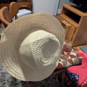 Stylish Cream Straw Hat